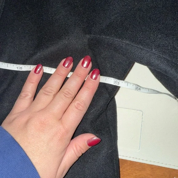 New | Quince Italian Wool Double-Breasted Slouch Coat Large Black - Picture 4 of 6